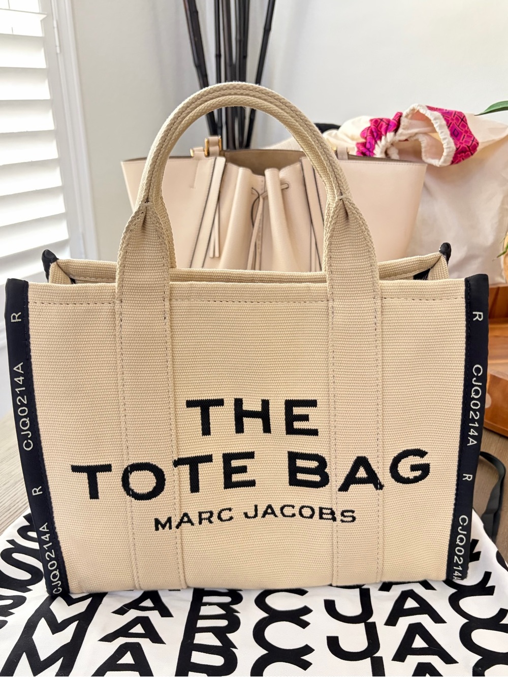 Marc Jacobs The Jacquard Tote Bag Warm Sand